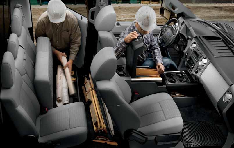 With best-in-class interior storage possibilities, including the most power access available in the class (up to 6