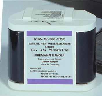Overview of FRIWO Lithium battery range The following table shows a selection of typical of