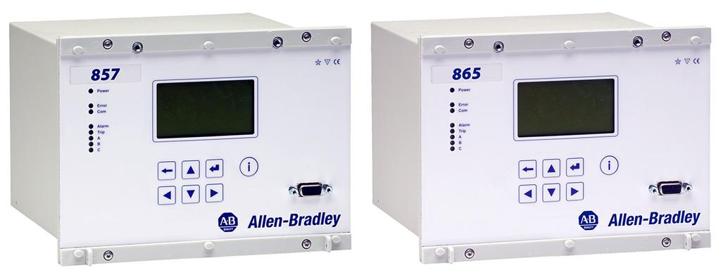 Intelligent otor Control Devices Bulletin 857 otor Protection Relay Complete protection Comprehensive selection of protection functions for distribution network overhead line feeders, cable feeders,