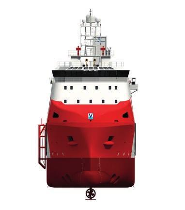 8 m GT / NT 4,700 / 1,410 t Deadweight 2,500 t Capacities: Deck strength Clear deck space Covered warehouse Fuel Fresh water Drill water / water ballast Oil recovery Foam Detergent Fresh-water maker