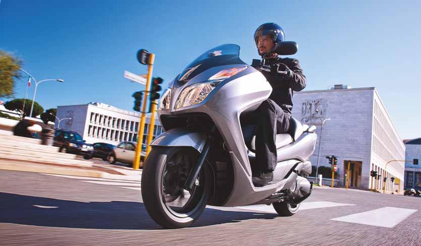 This mid-size, sporty scooter from Honda is ready for anything. With its long-range engine and two person capacity the Forza will be ideal for commuter trips, weekend tours and everything in between.