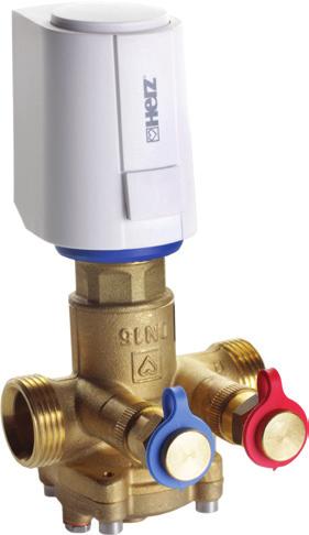 For the HERZ combi valve, the valve authority is ideally 1. A valve authority under.3 is equivalent to an ON/ 46 & 778 OFF control.