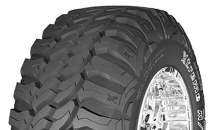 Pro Comp Mud Terrain (PC) Dualguard polyester body plies provide maximum puncture resistance High void three lug shoulder for increased traction that is pre drilled for studs Twin rib siping center
