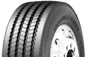 Double Coin RT500 (CMA) Premium All Position Low Profile Highway Specially designed for steer axles and all position usage 5-rib tread design for premium handling and long life tread Four steel belts