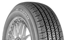 Passenger National XT4000 (C) Aggressive all season tread design provides enhanced traction in any driving conditions Independent tread blocks allow water to flow through rapidly for maximum contact