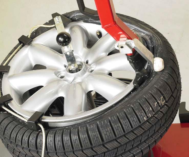 b You Can Repair Runflat Tires With one side deeply into the