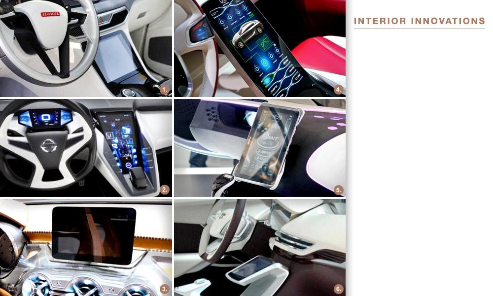 Tesla-like Tablet Screen Ever since the ipad first appeared, tablet-like screens and interfaces in cars have been appearing be it as ipads fixed into the interior or as screens which try to mimic the