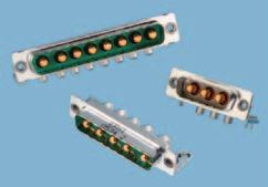Right Angle Male High Current 3W3, 3WK3, 5W5, 8W8 Versions with machined high current contacts Dimensional Drawing