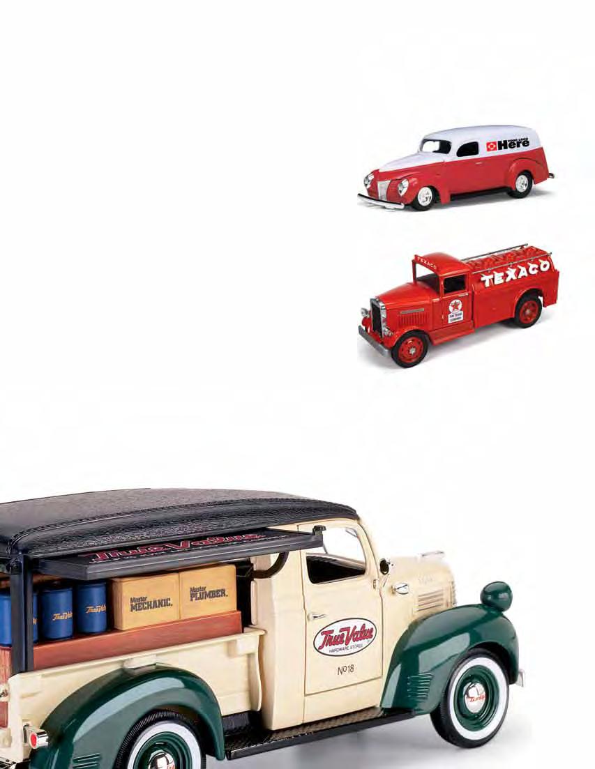 A Tradition of quality Ertl Collectibles PROMOTIONS Ertl Collectibles is a world-class marketer of custom die-cast collectible vehicles.