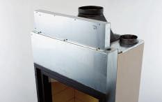 A high-capacity mechanical ventilation unit supplements natural