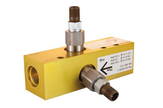 of impending component failure Mobile hydraulic system diagnosis Flo-tech offers four different flow sensor models. Each of these models is available in a wide selection of flow ranges and port sizes.