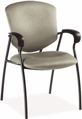 GLOBAL MANAGEMENT SEATING SUPRA - Contoured cushions support the user in comfortable and contemporary style.