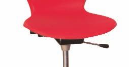 225.00 GAS-LIFT STOOL w/ CASTERS