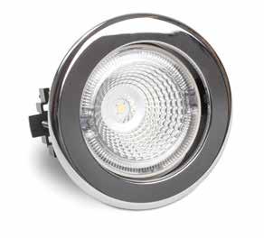 16 LIGHTING FOR THE HOME PRODUCT DETAILS LIGHT HOUR INSTALL GUARANTEE Materials Aluminium body LED L90 60,000 Ø 108 mm Depth 60 mm 5 years Light function Spot light Frame options Round Frame colours