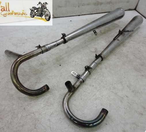 Megaphone Flat-End Exhaust Pipes,