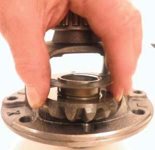 Remove ring gear Remove differential roll
