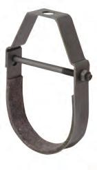 3104 - Light-uty levis Hanger 3104F - Light-uty levis Hanger - Felt Lined 3104 - Light-uty levis Hanger - PV oated Size Range: 1 /2 (15mm) to 4 (100mm) pipe Function: Recommended for the suspension