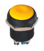 Sealed pushbutton switches - bushing Ø 16 mm - momentary Distinctive features The IR series is a range of sealed momentary