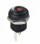 Sealed pushbutton switches - bushing Ø 16 mm - latching Round - illuminated Four LED colours Tin plated LED terminals Gold plated contacts Solder lug S Straight P Quick-connect Z 2.30 (.090) 4.20 (.