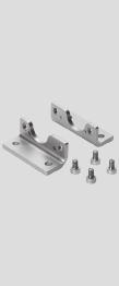 Linear drives DGCI, with displacement encoder Accessories Foot mounting HPC (order code: F) Material: Galvanised steel -H- Note Additional profile mountings MUC are required for strokes above 400 mm