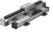 Linear drives DGPL, external displacement encoder Features DGPL, with recirculating ball bearing guide Piston 25 63 mm Stroke 225 2,000 mm Standard slide or extended slide High characteristic load