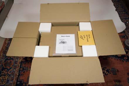 PACK AND UNPACK YOUR DELPHI MK VI Your ORACLE s packaging has been designed to protect it from the abusive handling normally encountered during shipping.