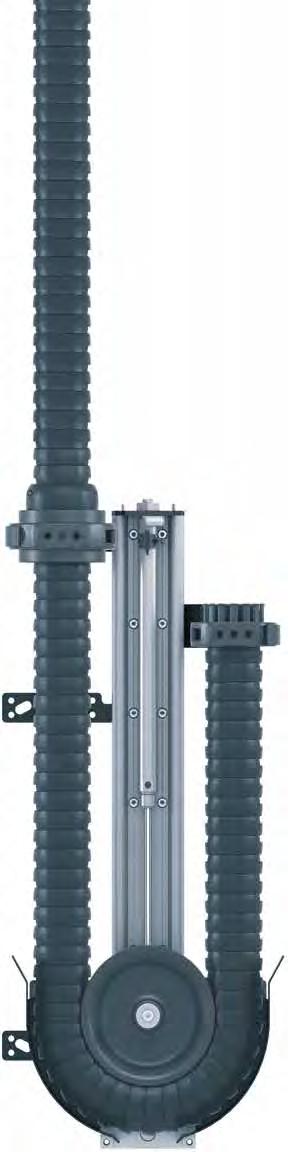 RSP retraction system Pneumatic retraction system Applications RSP - R(etraction) S(ystem) P(neumatic) Up to 780 mm retraction length possible with TRC, TRE and TRCF e-chains (please order matching