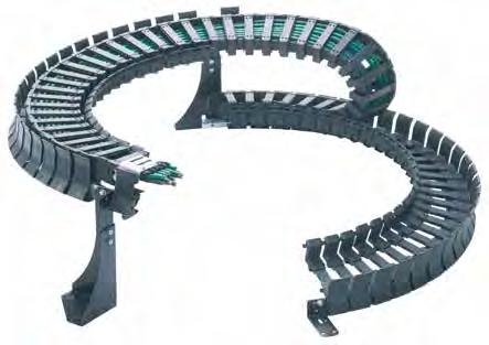 twisterchain accessories Guide troughs Save installation time and cost - better guidance for circular motion - increase service life!