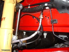 Tighten hose/line fitting to 13 ft-lbs 11. Tighten the banjo bolt on the caliper to 14 ft-lbs.