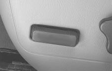 Six-Way Power Seat (Option) Raise or lower the front portion of the seat cushion by sliding the front of the control up or down.