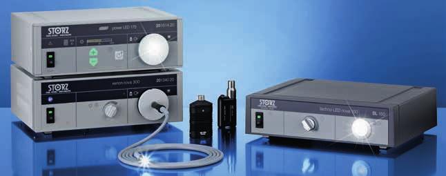 To ensure that the light generated by the light source is used as effectively as possible, most KARL STORZ cold light sources are equipped with a complex, computer-calculated condenser system that