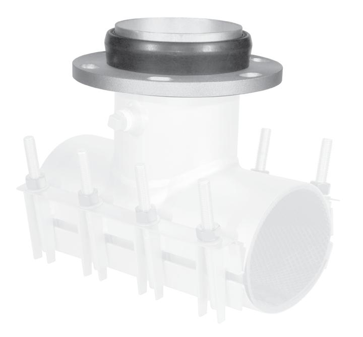 Mechanical Joint Adapter Outlet Option For Ford Tapping Sleeves The mechanical joint adapter outlet ensures alignment between the valve and sleeve.