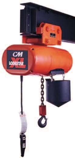 Lodestar XL electric chain hoist Columbus McKinnon offers the Lodestar XL electric chain hoists for lifting applications from 2 to 71 2 tons.