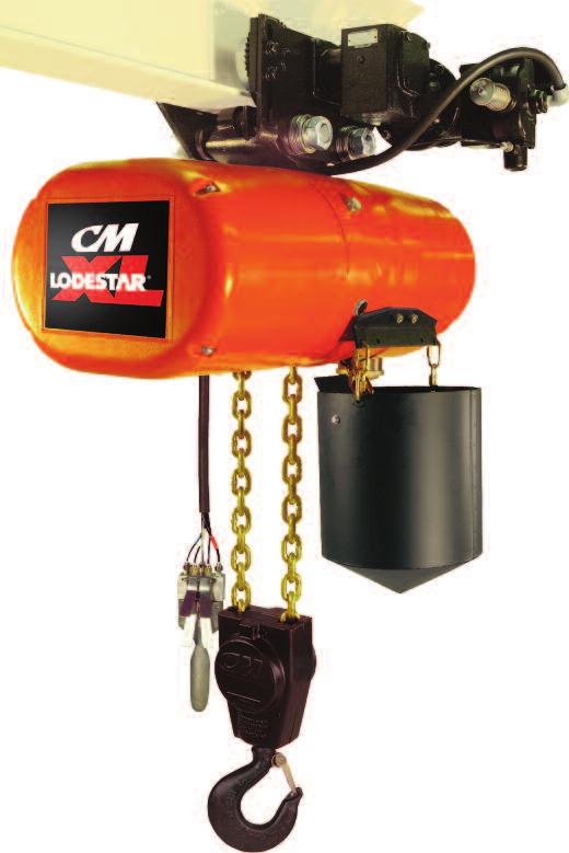 Lodestar Air XL Pneumatic Chain Hoist Lodestar Air XL chain hoists with capabilities from 2 to 7 1 2 tons provides heavy-duty hoists featuring variable speeds and higher capacities than traditional
