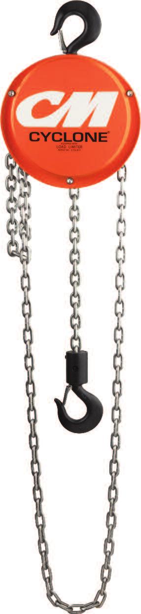 Cyclone hand chain hoist One of the most popular and reliable hoists ever designed.