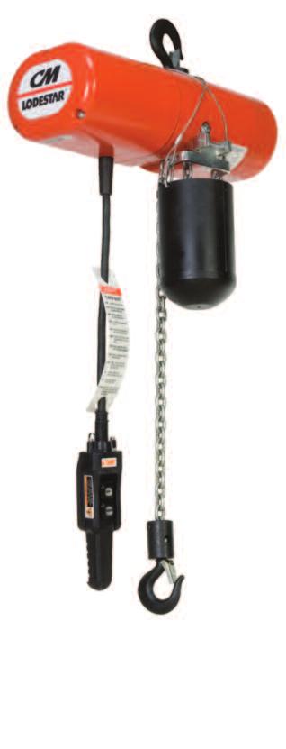 Classic Lodestar electric chain hoist The balanced, integrated, proven design of the Lodestar has made it the most popular electric chain hoist in the industry.
