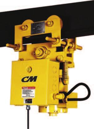 Tractor drive Power tractor drives push-type hoists, trolleys and underhung cranes. Easy installation without removing or modifying existing equipment.
