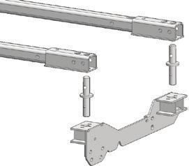 baserails, Universal L Brackets and Hardware Includes totally removable SuperRails & Posts, Mounting $656.88 $234.