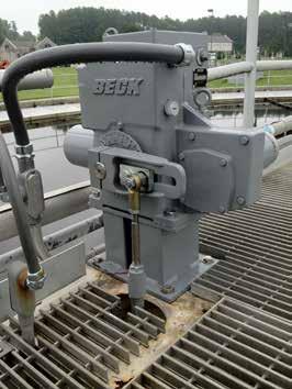 10 degrees No recommended periodic maintenance Plant-wide solution for modulating and open/close applications Beck actuator applications in water and wastewater treatment plants include: Filter flow