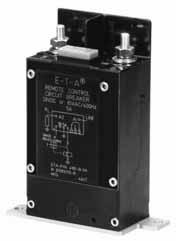 Remote Control Circuit Breaker 930 (RCCB) Description Single pole remote control circuit breaker (RCCB), temperature compensated, either with or without auxiliary contacts, and featuring a bimetal