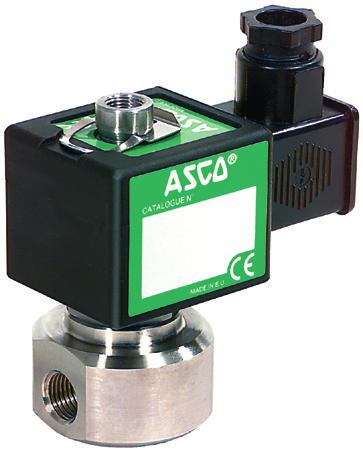 SOLENOI VLVES direct operated core disc /4 N U NO / Series 4 FETURES ompact valve intended for single-acting actuator control Epoxy moulded coil for general service applications oils interchangeable