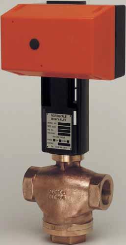 Electric Valves On/Off and Modulating ontrol To meet the growing demand for electrically operated valves Northvale introduced a range of lightweight, high output, linear electric actuators to fit all