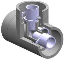 arms allow for 3 dimensional primary pipe