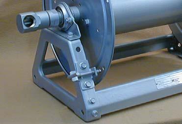 FH-3 ROLLER & SPOOL ASSEMBLY Stainless steel rollers and cast alloy brackets for use on the reel,