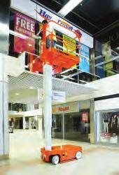 S-E SERIES ELECTRIC SCISSOR LIFTS Snorkel scissor lifts have tight turning circles for working in confined spaces, while roll-out deck extensions provide additional reach.