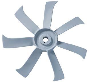 Propeller sizes 2" through 2" are cast solid. Sizes 84" and larger are adjustable pitch with individual blades and hub.