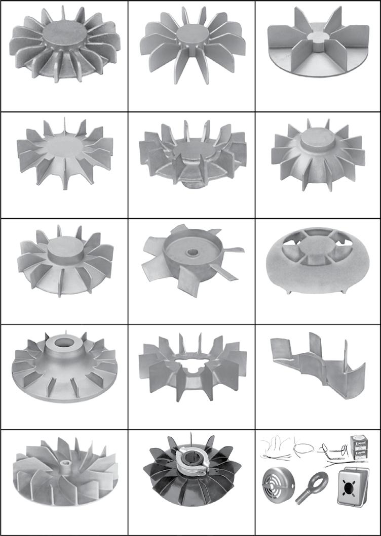 Series 1 Shallow Recess Pages 7-12 Series 4 Recessed Hub Pages 14-15 Series 7 Westinghouse Page 19 Series 10 DC / Armature Pages 22-23 Series 18 Directional-Radial Pages 25-26 FANS & MOTOR REPAIR