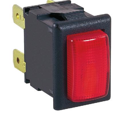 8300 Series Push Button 8(8)A 250Vac & 12(12)A 250Vac Key Features Miniature push button 8A Inductive current rating Ratings up to 12(12)A, 250V ac (H suffix) Illuminated and nonilluminated Single