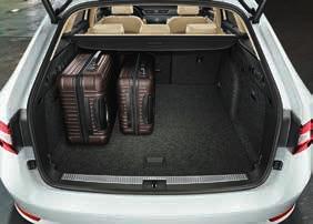 37 36 CAPACITY The luggage compartment parameters are exceptional.