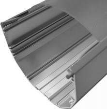 The Housing Acrylate front panel, lengthwise grooved Sealing groove, front panel groove Special grooves for